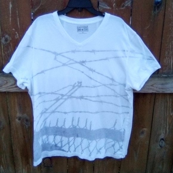 Converse One Star Other - *3 for $5* Converse One Star Barb Wire T-Shirt Sz. XL